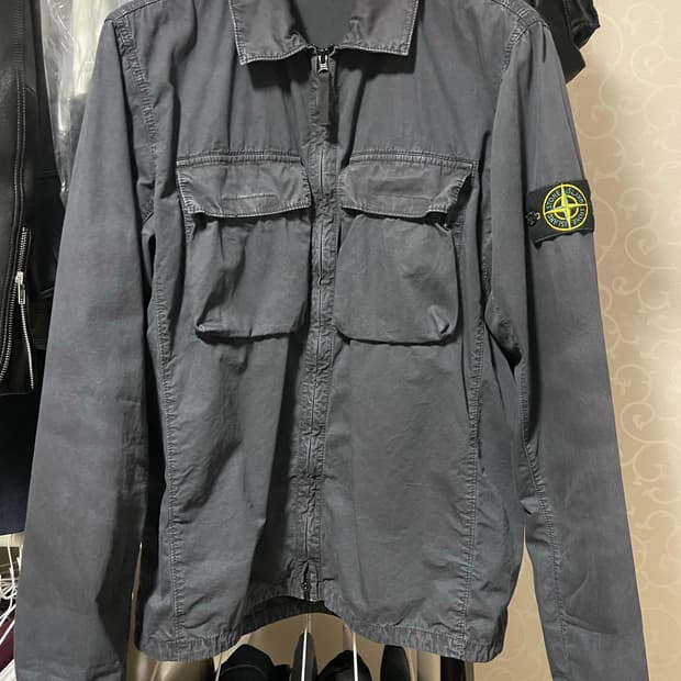 스톤아일랜드 22ss 올드이펙트 다크그레이 L사이즈