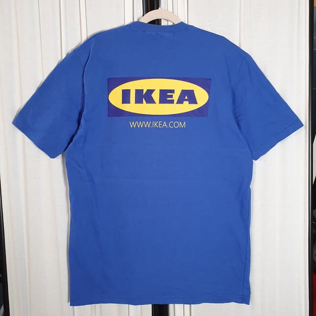 IKEA 블루 반팔티 105사이즈 2508750