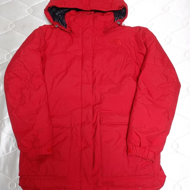 노스페이스 HyVent 여성 구스패딩 + 맨투맨 일괄