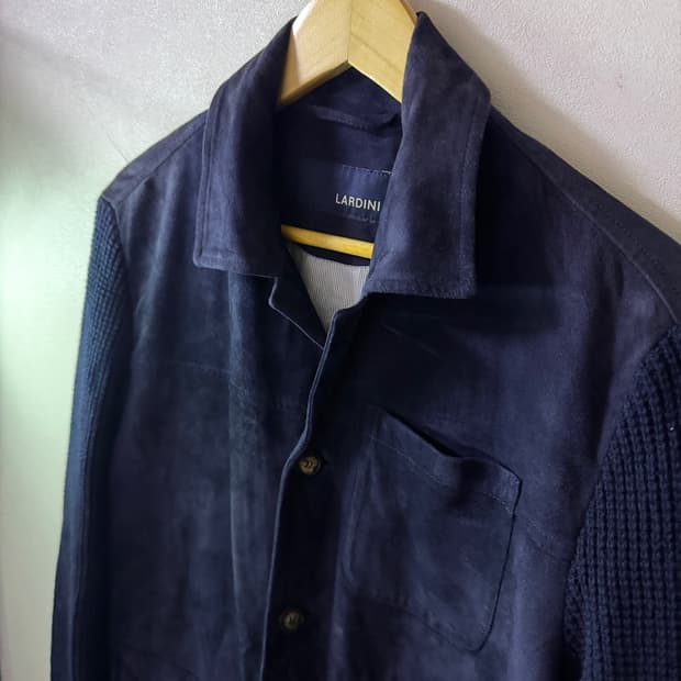 라르디니 남성 스웨이드 니트 자켓 50 (100정도)