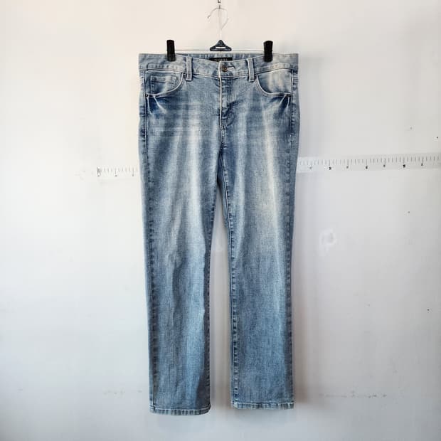 게스 라이트 블루 데님 팬츠