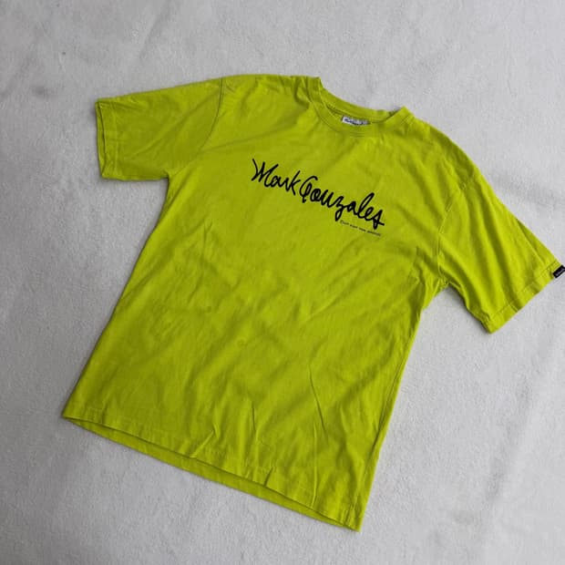 L 마크곤잘레스 싸인로고 반팔 티셔츠 0319T