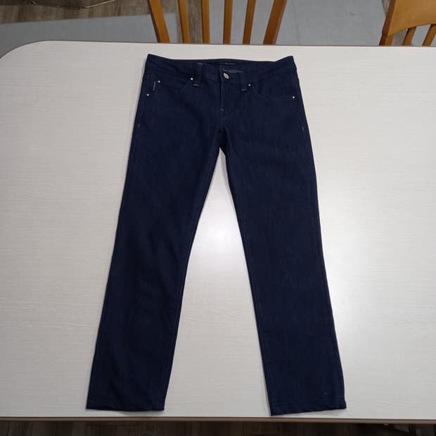 28 새상품 Calvin Klein 골반 스판 슬림일자 진청 28-888