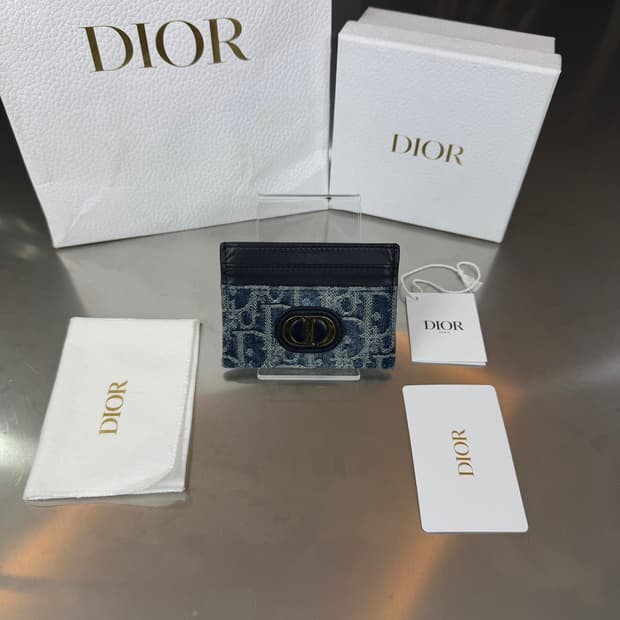 [리오브] 디올 CD 몽테인 30 오블리크 카드지갑