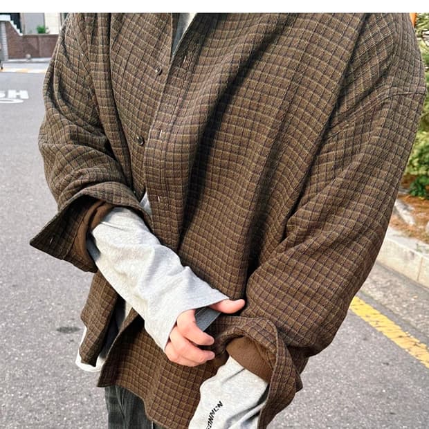 논노드 체크셔츠 1