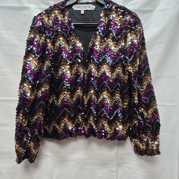 리라인 아타 스펭글 자켓