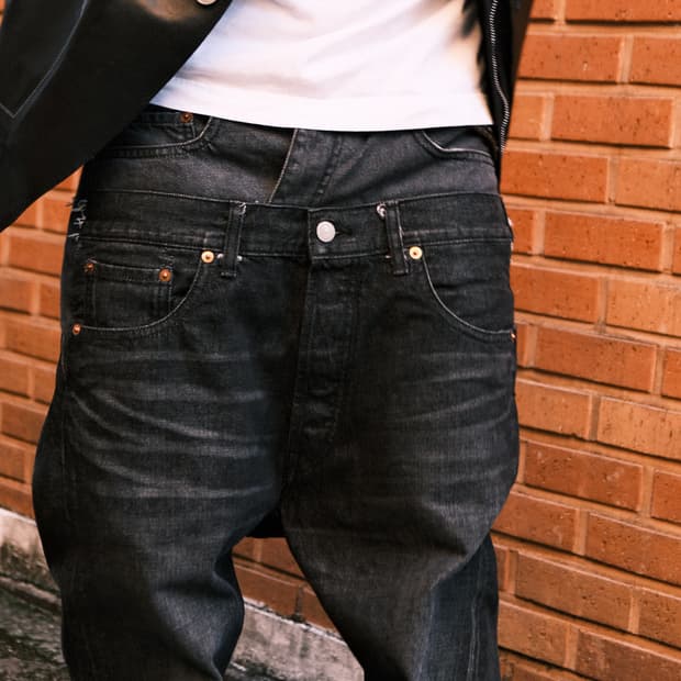 준야와타나베 25SS 더블 레이어드 새깅 팬츠 