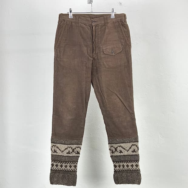 네펜데스 브라운 코듀로이 P-30 카우찬 비죠 팬츠