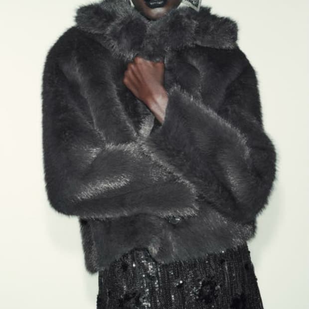 자라 리버시블 무스탕 6328/276 L