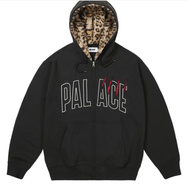 팔라스 클로 집 후드 블랙(레오파드)