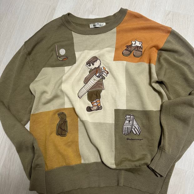 발렌시아가 골프 니트