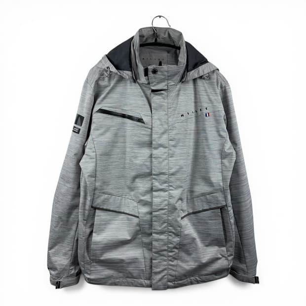 (100) 밀레 바람막이 자켓 그레이