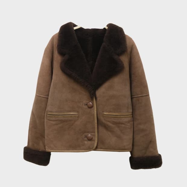 VINTAGE 스웨이드 가죽 무스탕 63276