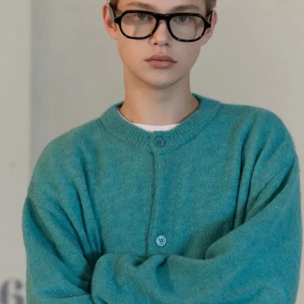 stu가디건 민트L