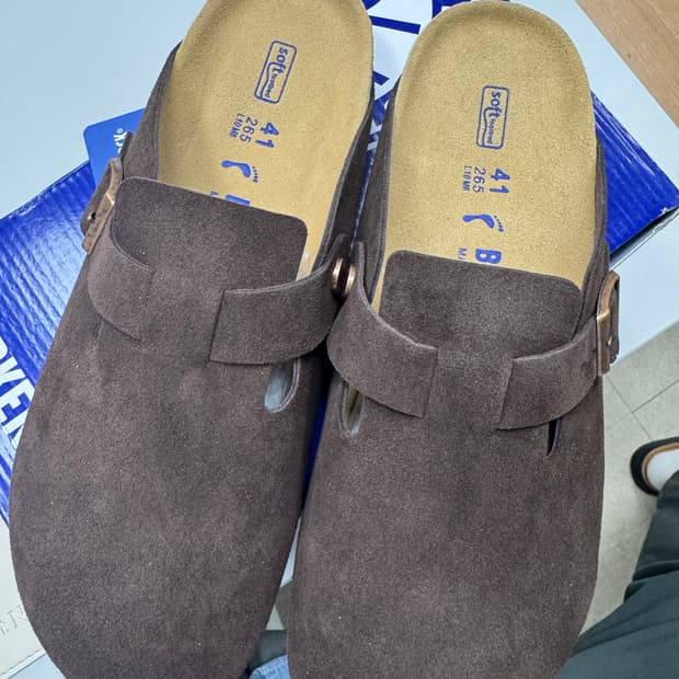 버켄스탁 보스턴 모카 41 네로우