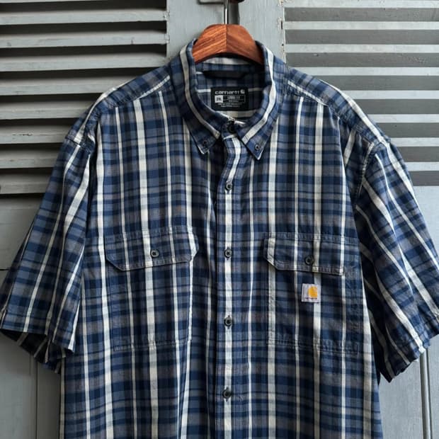 [2XL]칼하트 USA 루즈핏 체크셔츠
