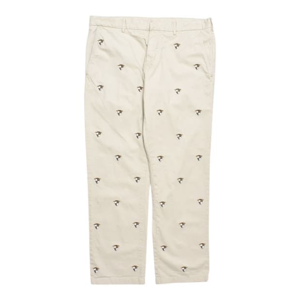 타미힐피거 와펜 자수 코튼팬츠 면바지 34