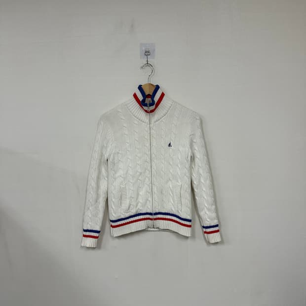 빈폴 꽈배기 니트집업155