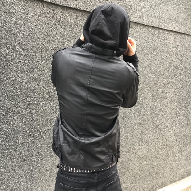Black coated jacket