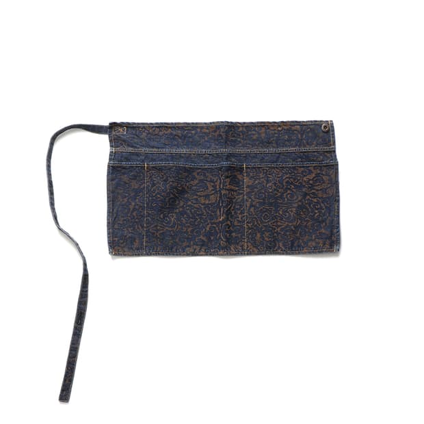 KAPITAL Wrap Denim Damask Apron