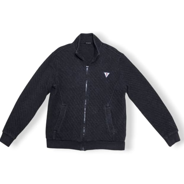 Guess 게스 퀼팅 집업 후리스 빈티지 자켓