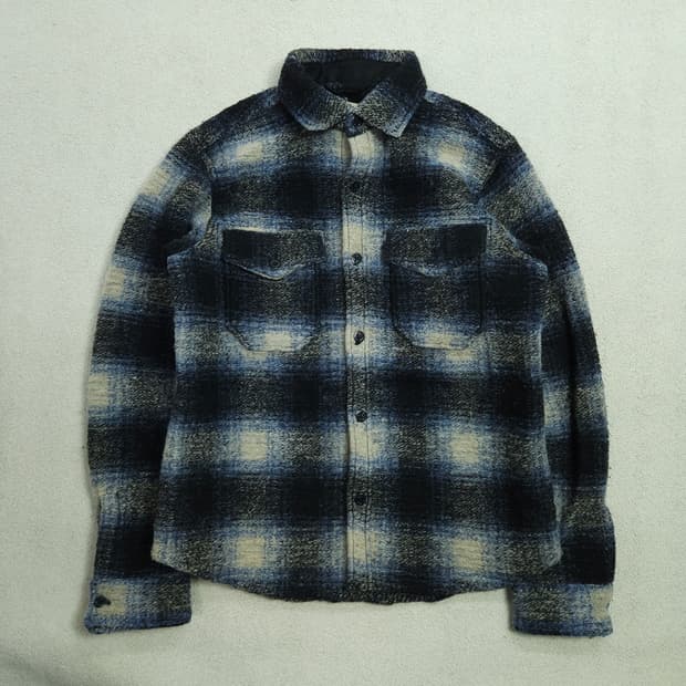 데님앤서플라이 플란넬 울 셔츠 자켓 M