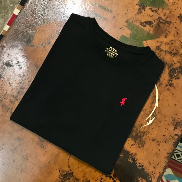 폴로랄프로렌 블랙 숏 슬리브 남성 102 105 여성 루즈핏