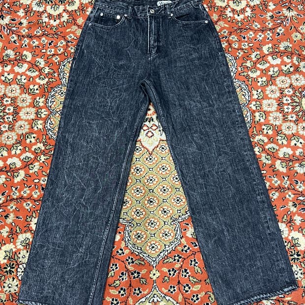 [29] 모드나인 MOD7W 흑청 와이드 데님