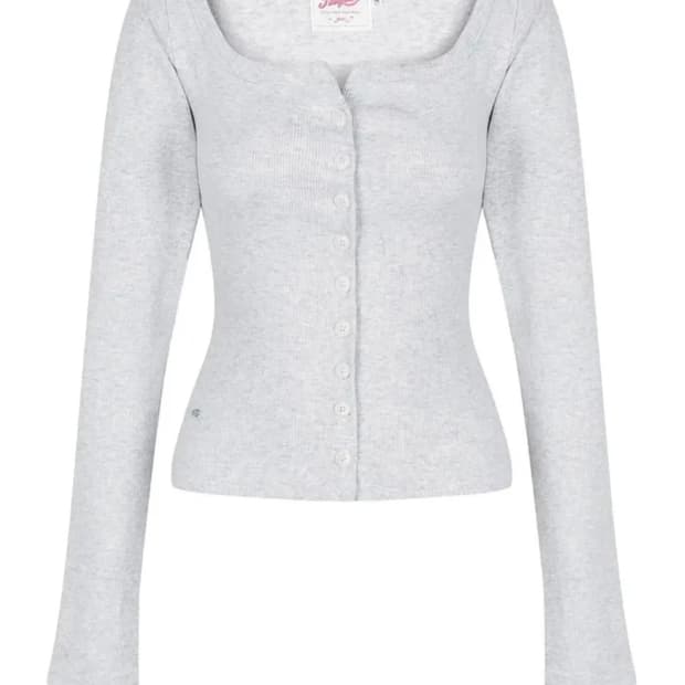 새상품|페일제이드 버튼 롱 슬리브