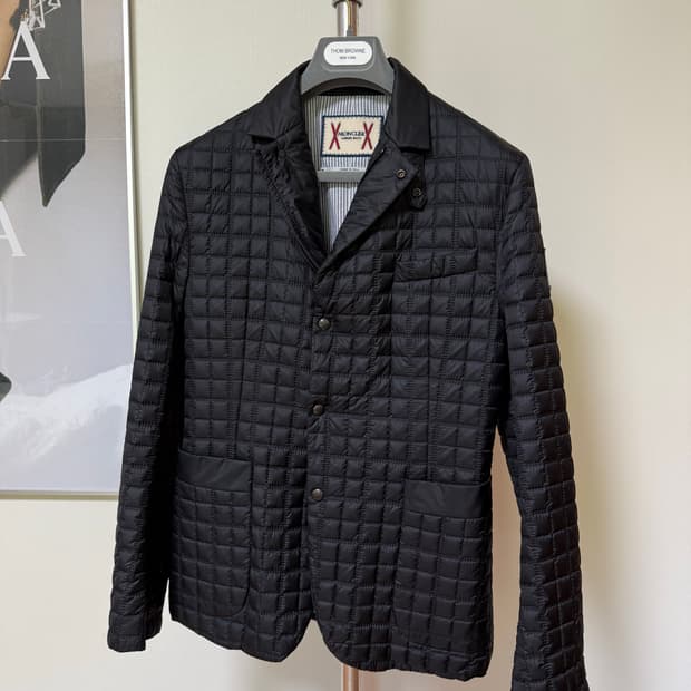 퀼팅 패딩 블레이저 