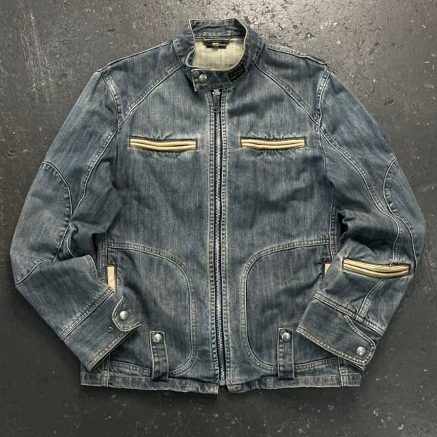 100 지스타로우 데님자켓