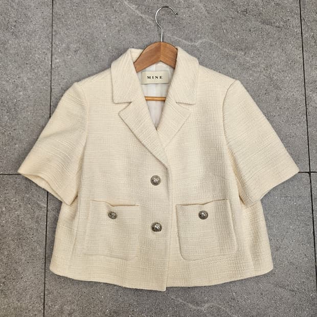 MINE 마인 Voyage 여름 트위드 자켓55