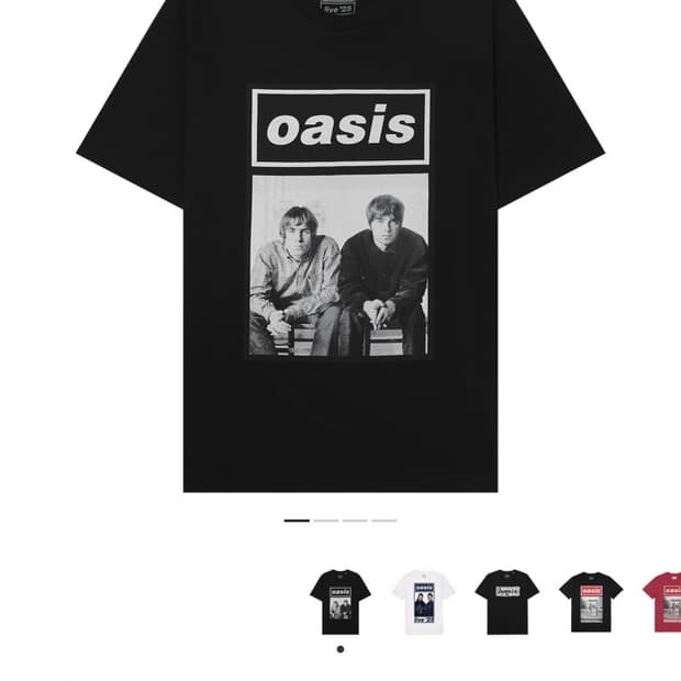 오아시스 live 25 MD 반팔 2xl