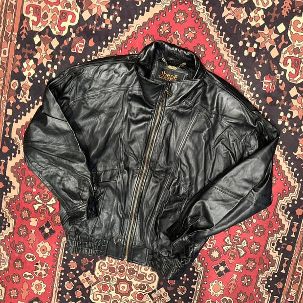 ( XXL ) 가죽자켓 봄버자켓 빅사이즈가죽 빈티지가죽자켓
