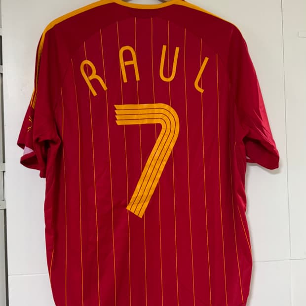 2006 월드컵 스페인 축구 국대 유니폼 라울 