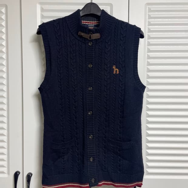 헤지스 니트 베스트