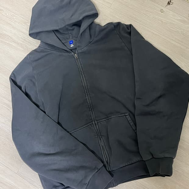 칸예 이지갭 후드집업 다크그레이 L