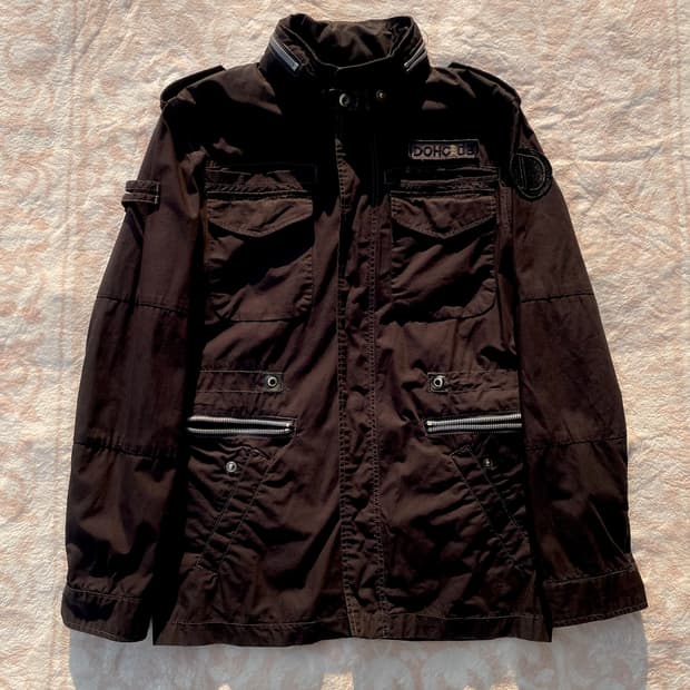 DOHC 레볼루션 유틸리티 블랙 필드자켓 