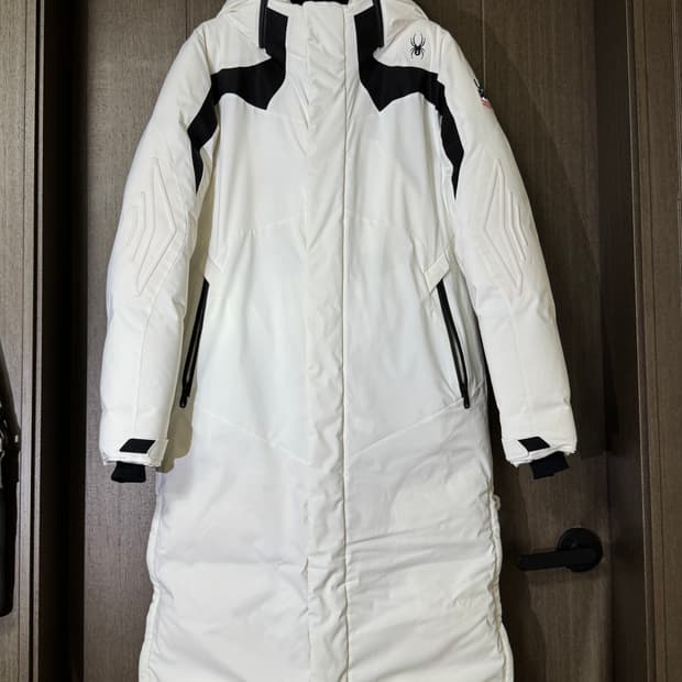 SPYDER 스파이더 U.S. SKI TEAM 롱다운 패딩 (화이트/s)
