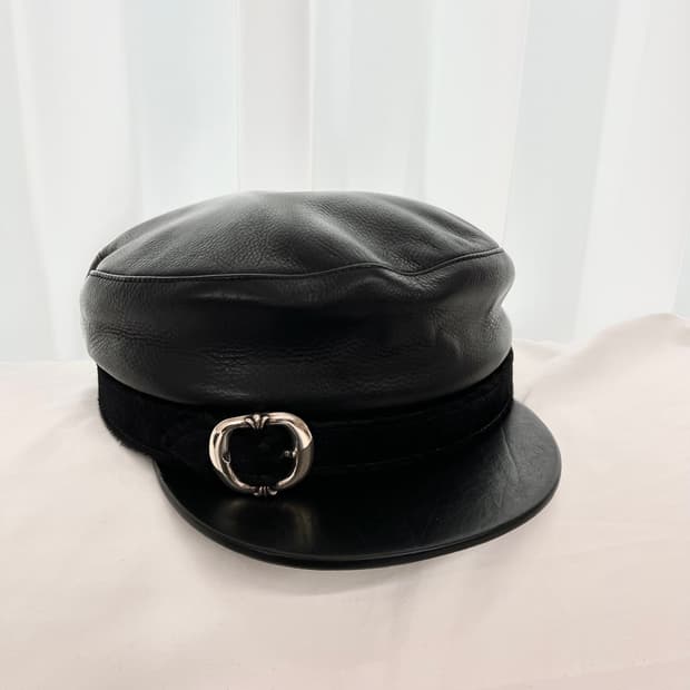 크롬하츠 건슬링거 레더 캡