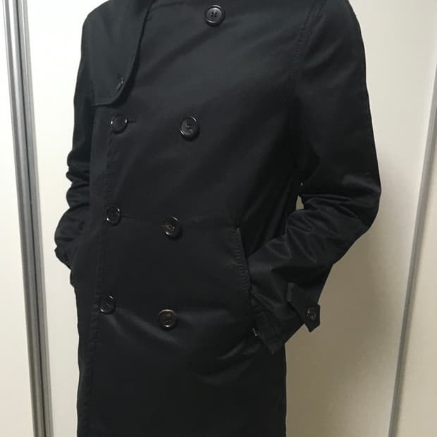 꼼데가르송 옴므 고어 윈드스토프 피코트