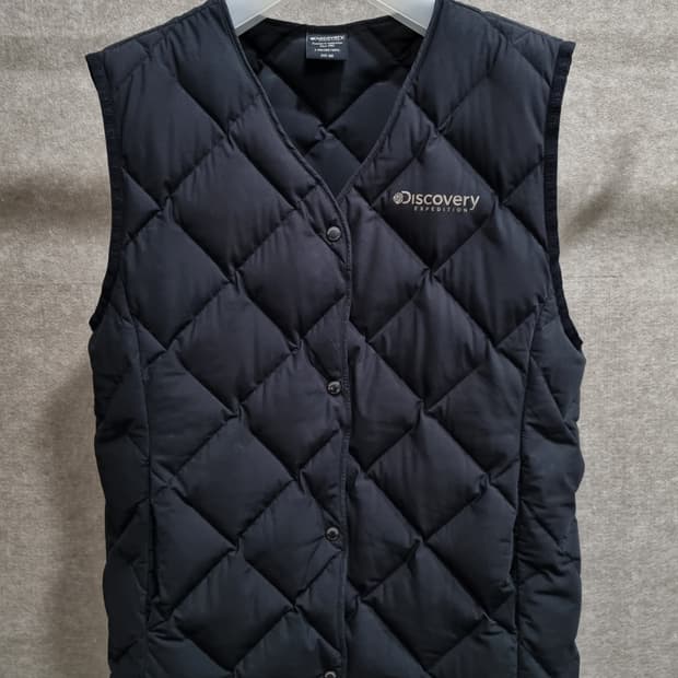여성 100 디스커버리 거위털 베스트 조끼