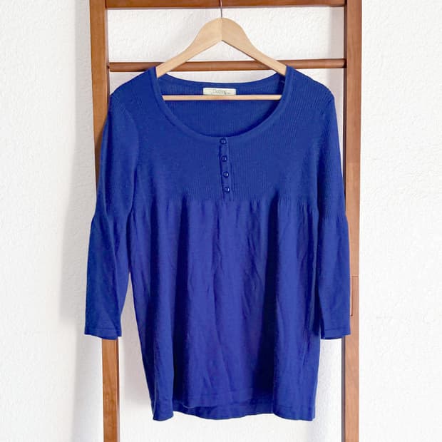 코발트 산책 니트