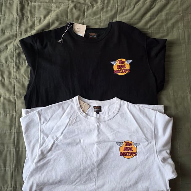 [XXL] THE REAL MACCOY'S 리얼맥코이 로고 롱슬리브