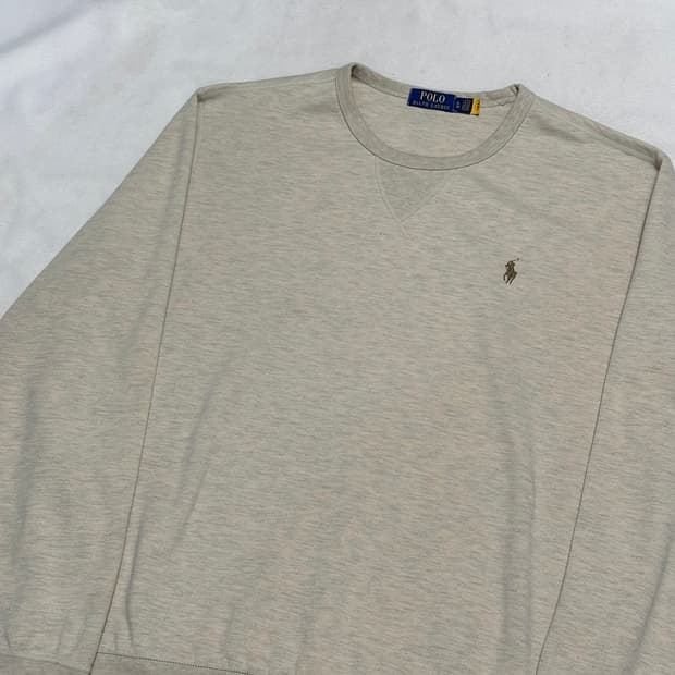 XL 폴로랄프로렌 브라운 포니 오트밀 맨투맨