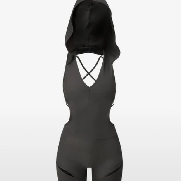 오호스 ojos 후디 모노키니 스윔웨어 챠콜