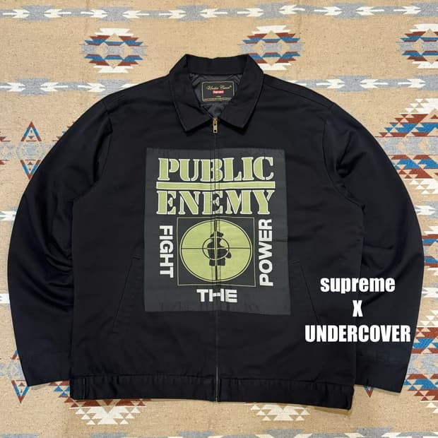 🖤연말할인🖤 [L] 슈프림 x 언더커버 퍼블릭 에너미 워크자켓