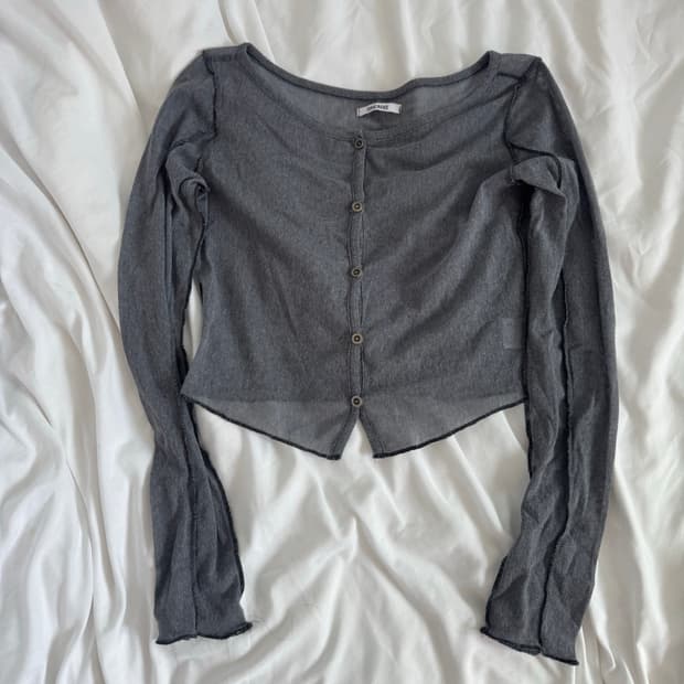 Tensedance see-through cardigan