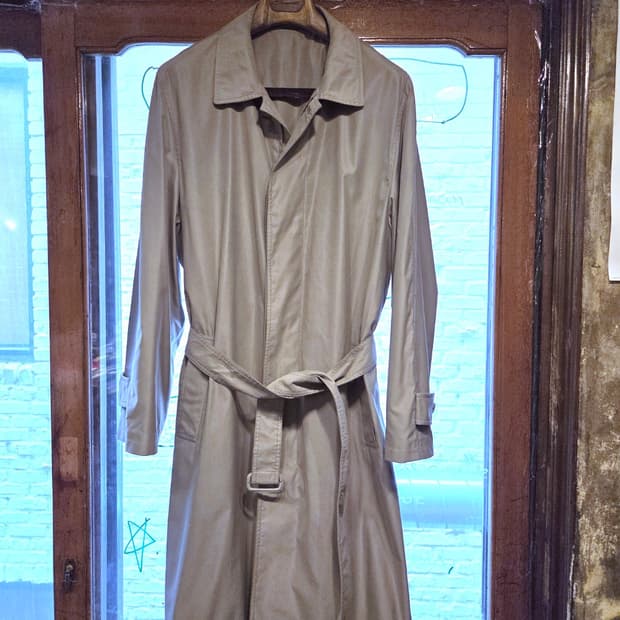 에르메네질도 제냐 꾸띄르 싱글 트렌치코트 