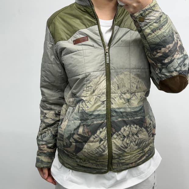 [L] 블랙야크 올리브그린 경량패딩